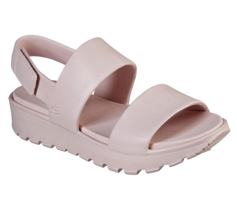 Skechers Cali Gear: Footsteps - Breezy Feels - Womens Sandals Pink [AU-TJ2981]